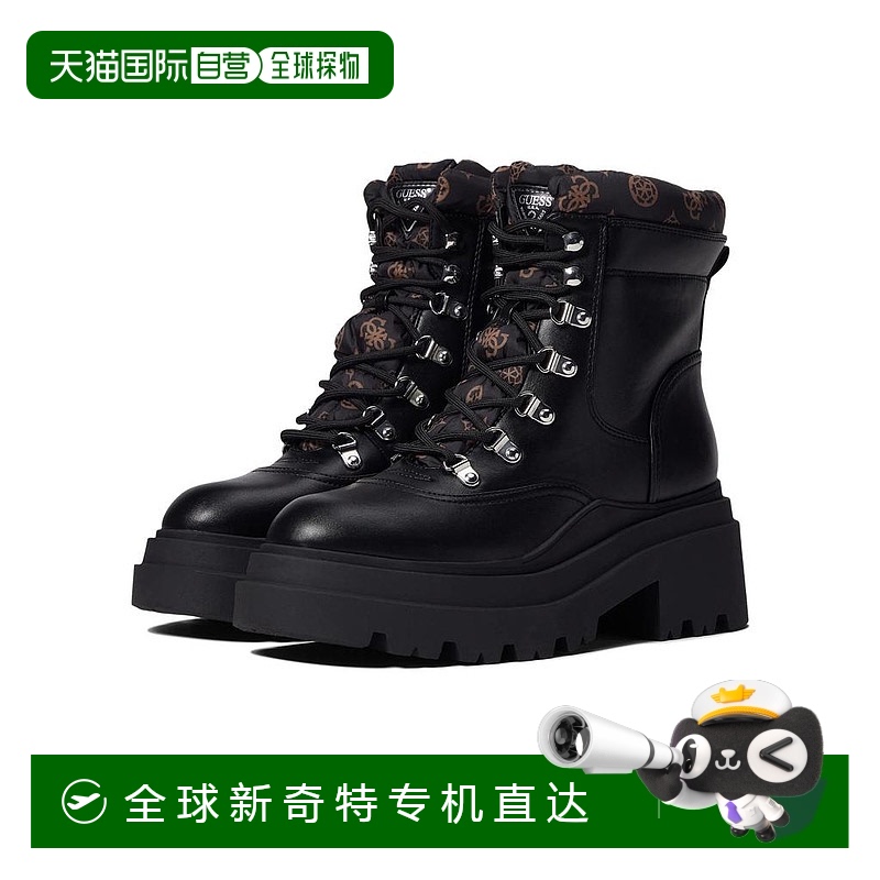 1h可退 【美国直邮】GUESS Vaney 女士时装靴 舒适机车靴 脚踝长