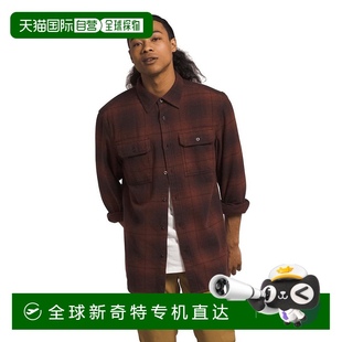 1h可退 the 美國直郵 男士 north 襯衫 face 北面男式 長袖 新款