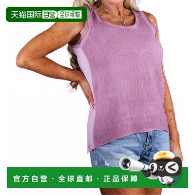 自营tempo paris前无袖淡紫色背心 美国奥莱直发