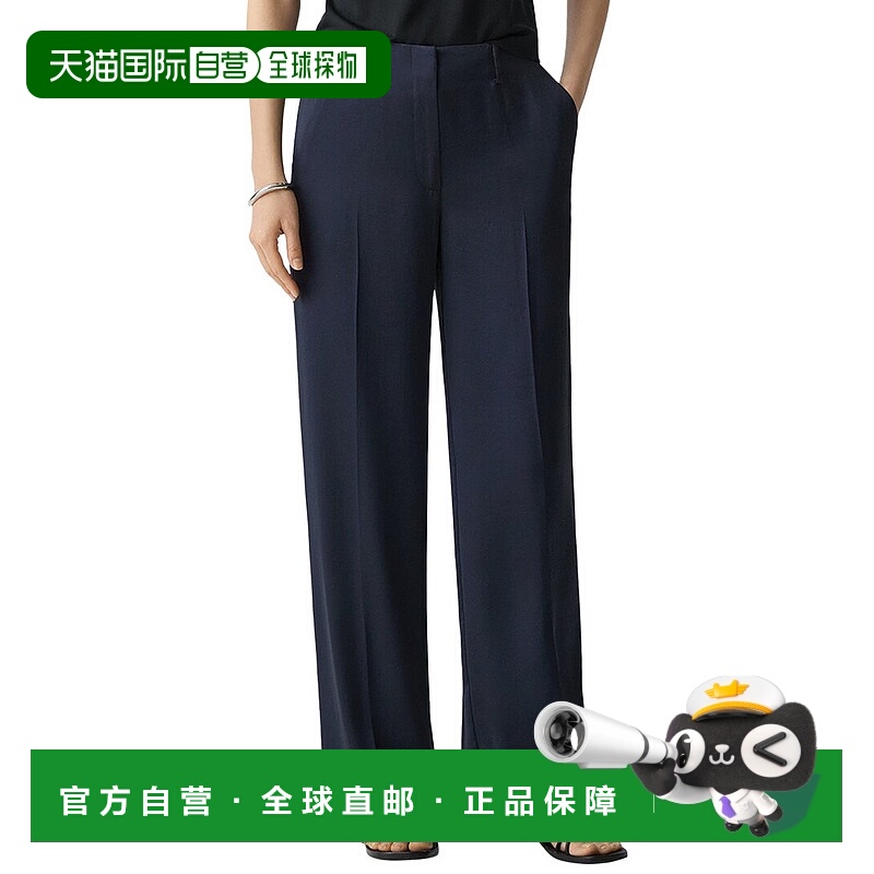 自营Theory St Classic Pant Linen - blue 美国奥莱直发