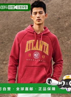 1h可退 【美国直邮】Fanatics 男士亚特兰大老鹰队复古风格水洗拉