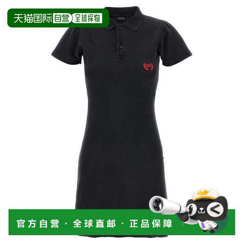 自营Balenciaga Women's Laurel Classic Polo Dress - black 美