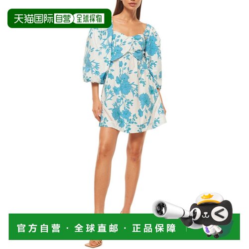 自营misa los angelesMISA洛杉矶Giada连衣裙-蓝色 美国奥莱直发