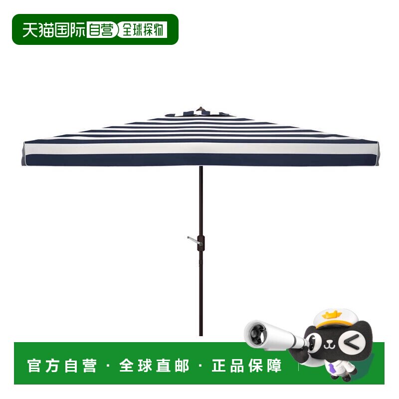 自营safavieh Elsa Fashion Line 6.5 X 10 Ft 长方形雨伞 黑色/