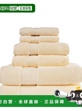 自营Superior 6pc Turkish Cotton Towel Set - ivory 美国奥莱直