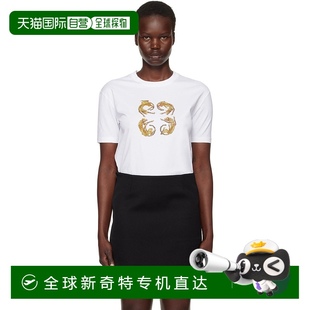 Givenchy 女士 香港直邮潮奢 纪梵希 BW70EKP6YX针织 短袖 T恤
