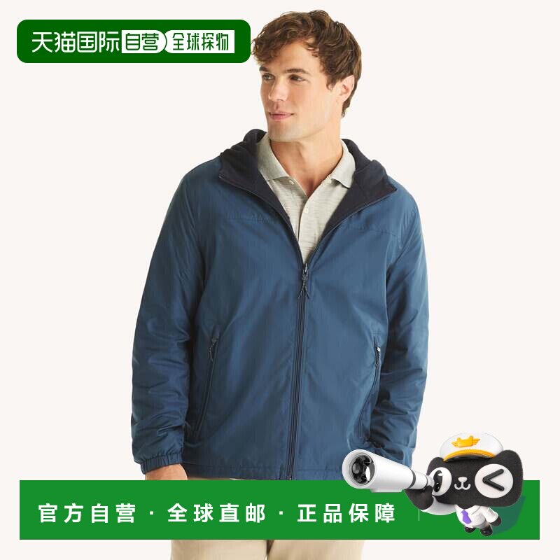 自营Nautica Mens Fleece Jacket - lapis blue 美国奥莱直发 - 实物图