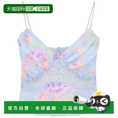 自营LoveShackFancy Spritely Cami - blue 美国奥莱直发吊带背心