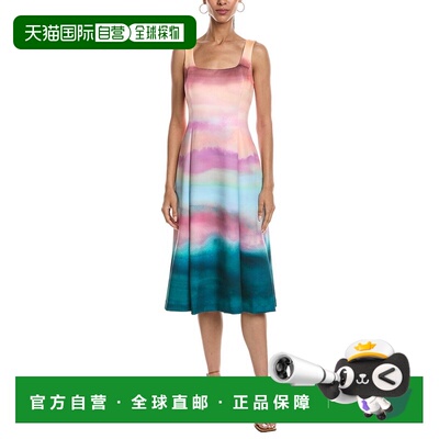自营Vince Camuto Sleeveless Printed Midi Dress - multi 美国