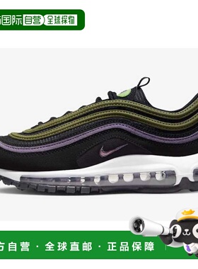 自营Nike Air Max 97 黑色/元素粉 DX4734-001 小学款 - 黑色 美