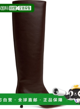 1h可退 香港直邮潮奢 BY FAR 女士 黑色 Kitten Stevie 42 高筒靴