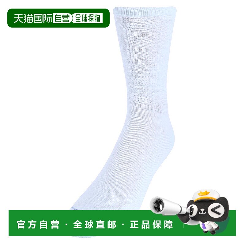 自营 dr. scholl's男士大码高筒及循环系统工作袜（4 双）- 白色