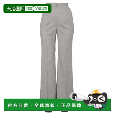 自营fabiana filippiMicro Houndstooth Pants - grey 美国奥莱直