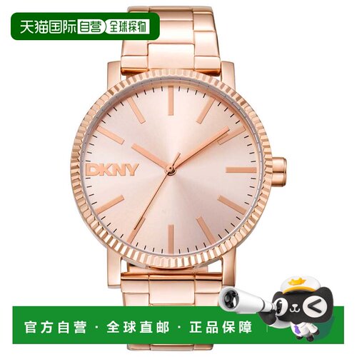自营DKNY男士经典40mm手表DK1L034M0065-玫瑰金 美国奥莱直发