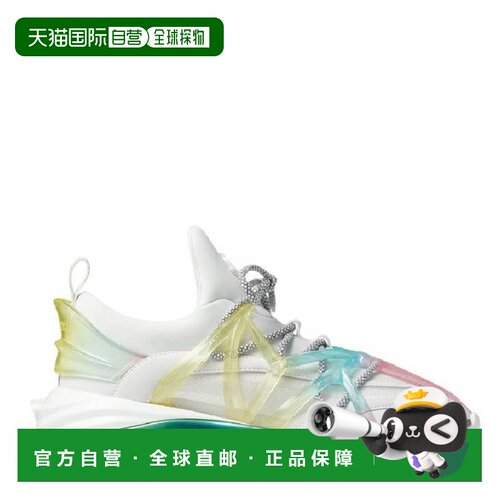 自营Jimmy Choo Cosmos/F Unicorn Mix氯丁橡胶网眼低顶运动鞋，3