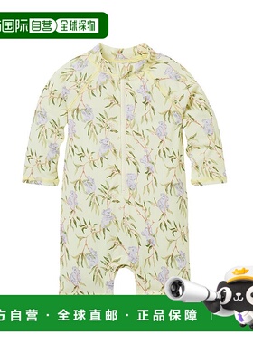 自营janie and jack珍妮和杰克回收考拉Rashguard泳衣-绿色 美国