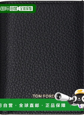 1h可退 香港直邮潮奢 Tom Ford 汤姆 福特 男士 黑色 Grain Leath
