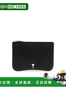 1h可退 香港直邮潮奢 Ami Paris 男士 徽标手拿包 USL025AL0036