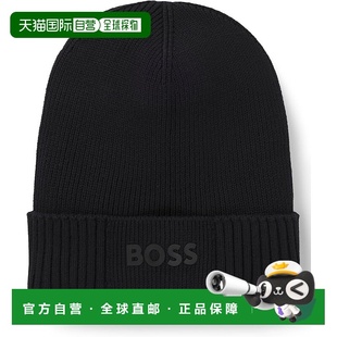 自营 Hugo Boss Men's Asic Beanie, Black - black 美国奥莱直发