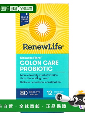 香港直发ReNew Life结肠护理益生菌有助免疫健康30粒胶囊