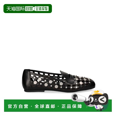 自营ashBali Mustang Black Loafers - black 美国奥莱直发乐福鞋