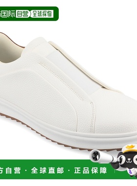 自营 vance co.Vance男式Matteo中宽款便鞋-白色 美国奥莱直发