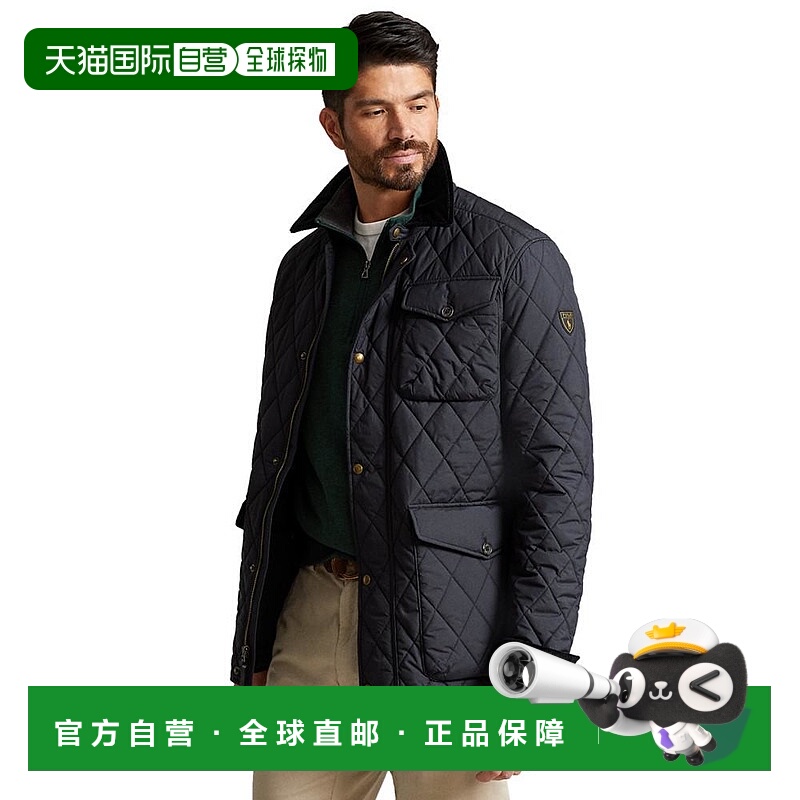 【美国直邮】ralph lauren 男士 外套防风拉链长袖夹克灯芯绒雨衣