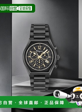 自营 salvatore ferragamo菲拉格慕 Tonneau 计时手链腕表 - ip