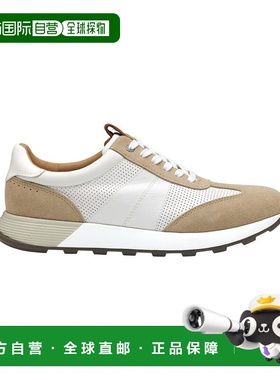 自营Johnston & Murphy Kinnon Leather Sneaker - brown 美国奥