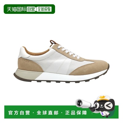 自营Johnston & Murphy Kinnon Leather Sneaker - brown 美国奥