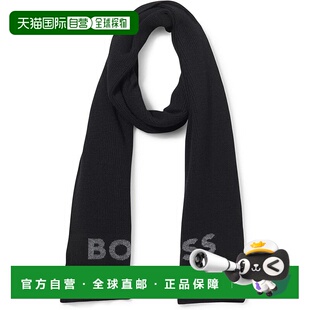 自营Hugo Boss Men's Elio Scarf, Black - black 美国奥莱直发