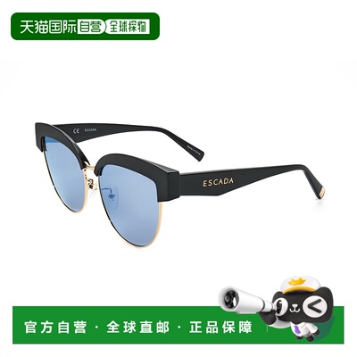 自营Escada Women's Black 58mm Sunglasses - black 美国奥莱直