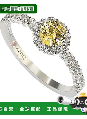 自营Suzy Levian Sterling Silver Pink Sapphire (0.54cttw) & D