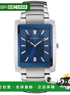 自营Bulova Men's Classic Blue Dial Watch - blue 美国奥莱直发