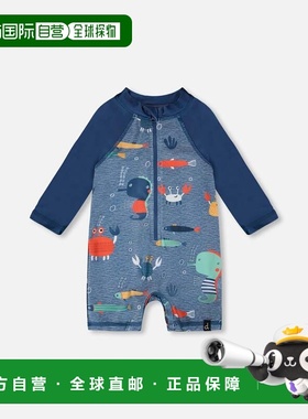 自营deux par deuxBaby and Toddler One-Piece Long Sleeve Rash