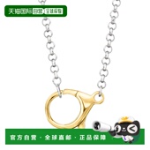 Simons纯银和18K金镀银罗罗链龙虾扣项链 自营ross simonsRoss