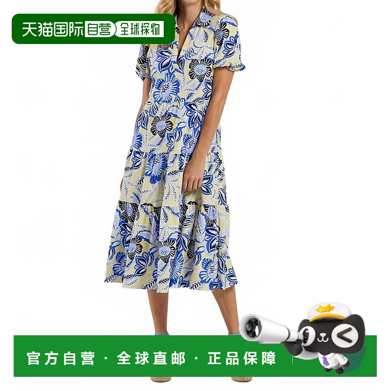 自营jude connallyPortia Midi Dress In Blooming Botanics Butt