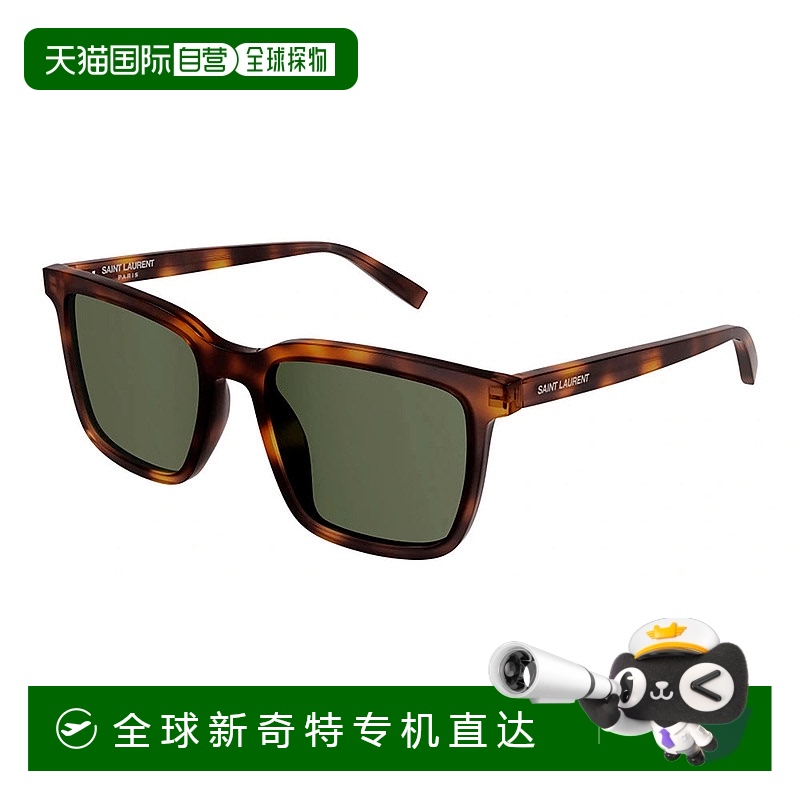 自营 saint laurent圣罗兰SL 500S 003 54mm中性方形太阳镜-哈瓦