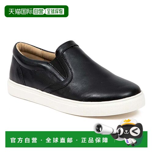 自营Deer Stags Tillard运动鞋Kids Black Slip On Platfor鞋HTAT