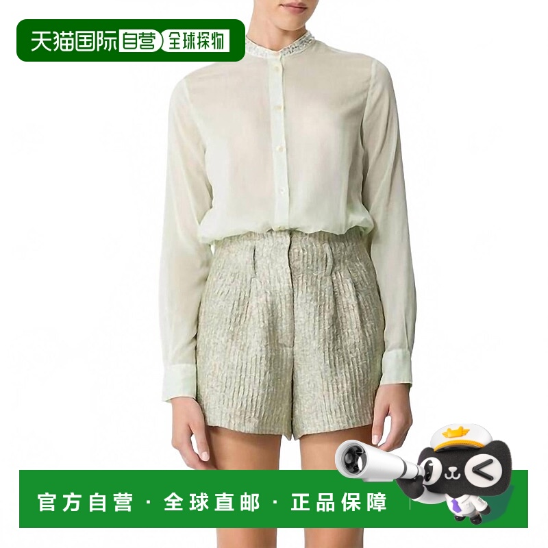 自营forte forteVoile Crystal Shirt In Mint - mint 美国奥莱直