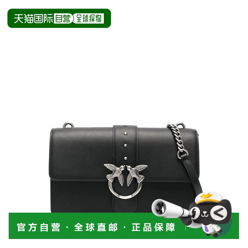 自营 pinkoLove One Classic Black Shoulder Bag - black 【美国