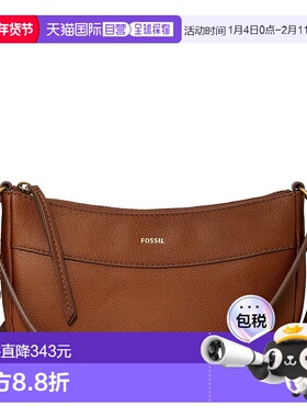 1h可退 【美国直邮】Fossil|Fossil 女式 Skylar LiteHide 皮革长