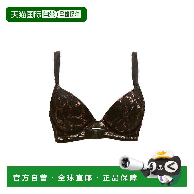 自营wolford蕾丝杯文胸-黑色 美国奥莱直发性感吊带内衣