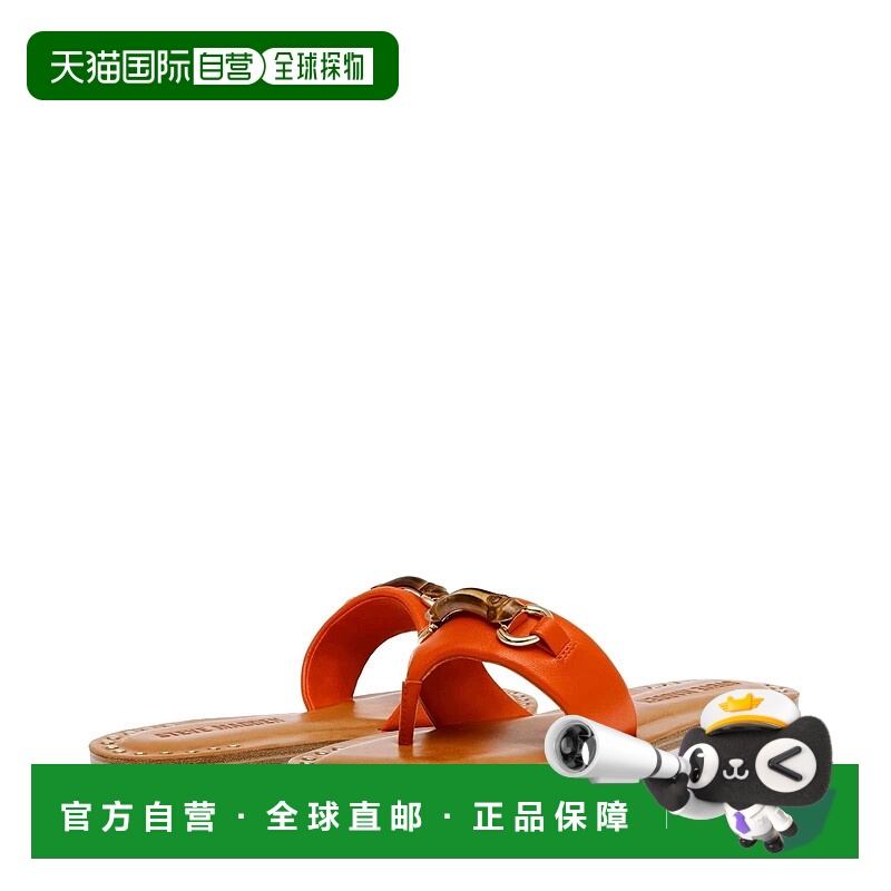 自营Steve Madden Rebecka Sandals Women's Orange Leather Open
