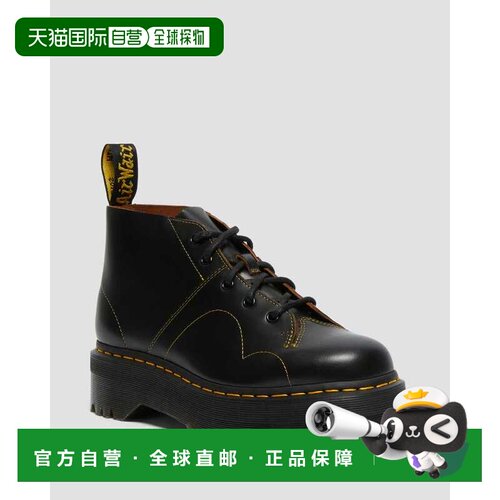 自营dr. martensChurch Platform Monkey Boots - black 美国奥莱