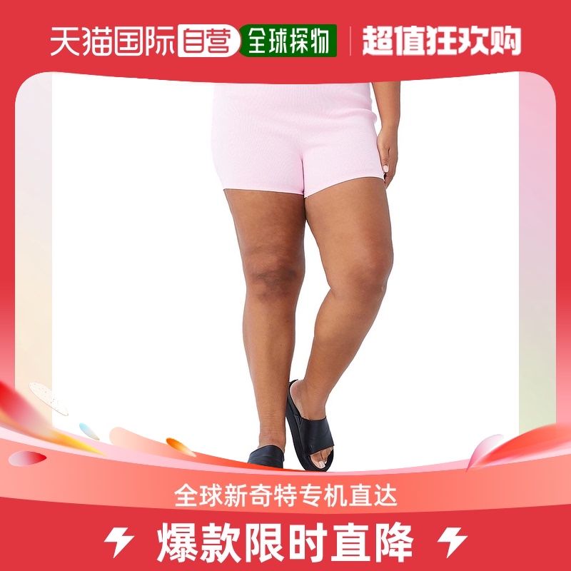 cotton onWomens Knit Fitness Bike Short- lollipop【美国奥