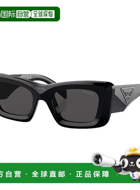 自营 Prada PR 13ZS 1AB5S0 50 毫米女士猫眼太阳镜 - 黑色 美国