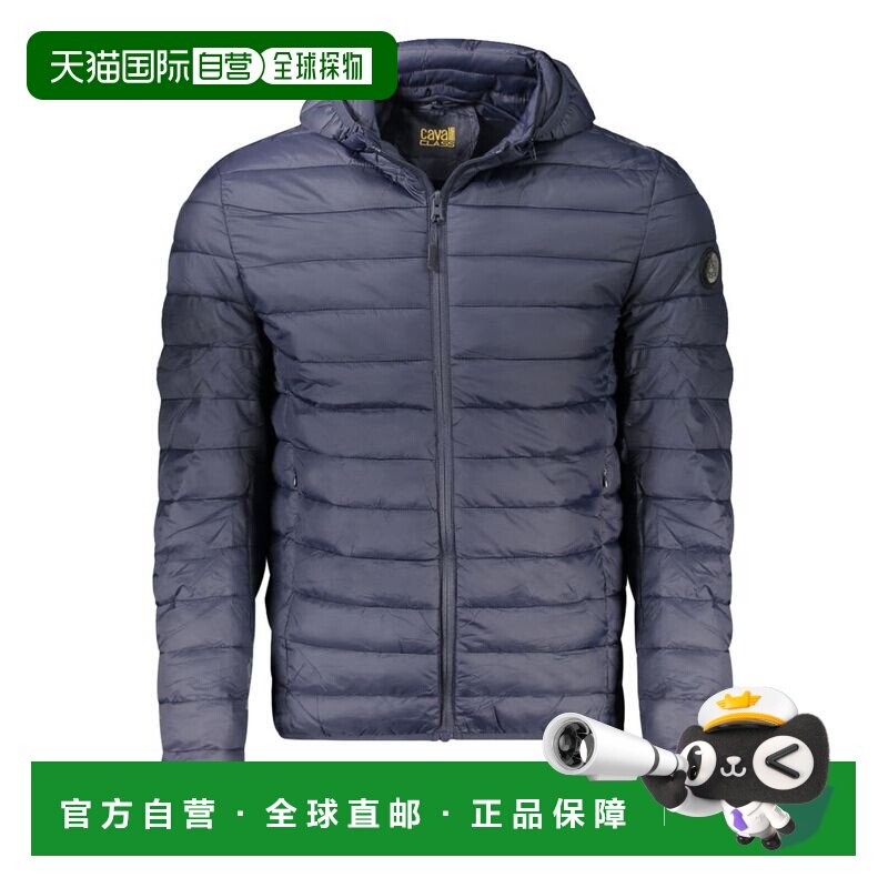 自营Cavalli Class Polyester Men's Men's Jacket - blue 美国奥图片