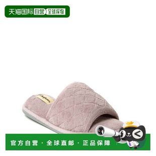 自营Dearfoams Women's Beatrice Quilted Microfiber Terry Show