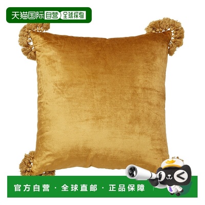 自营 roselliRaj Terracotta 天鹅绒枕头 - 橄榄色 美国奥莱直发
